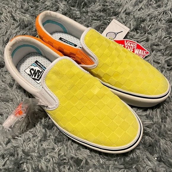 Vans Unisex Tennis Ball Brand Penn Comfycush Slip-On - Picture 2 of 7